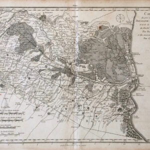 Carte du pais situé entre Bologne et Ferrare tirée de la Corografie du Duché de Ferrare Par Barufaldi