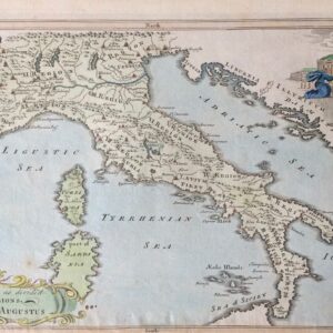 Italy as divided into Regions by C. Augustus - Blundell J.