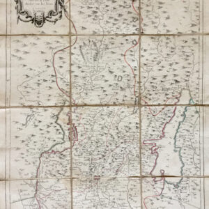 Carte du territoire de Bresce suivant le plan drefsé sur les lieux - Santini Remondini