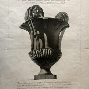 Vaso antico di marmo - Piranesi Giambattista