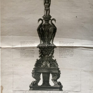 Candelabro antico di marmo - Piranesi Giambattista