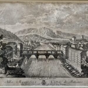 Veduta del Ponte di Bassano dedicata alla Magnifica Città di Bassano - Zuliani GianAntonio