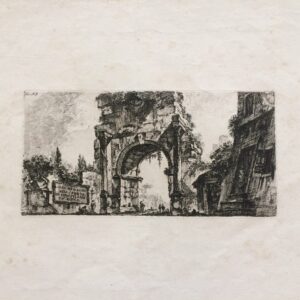 Arco di Druso alla Porta di Sebastiano in Roma - Piranesi Giovan Battista